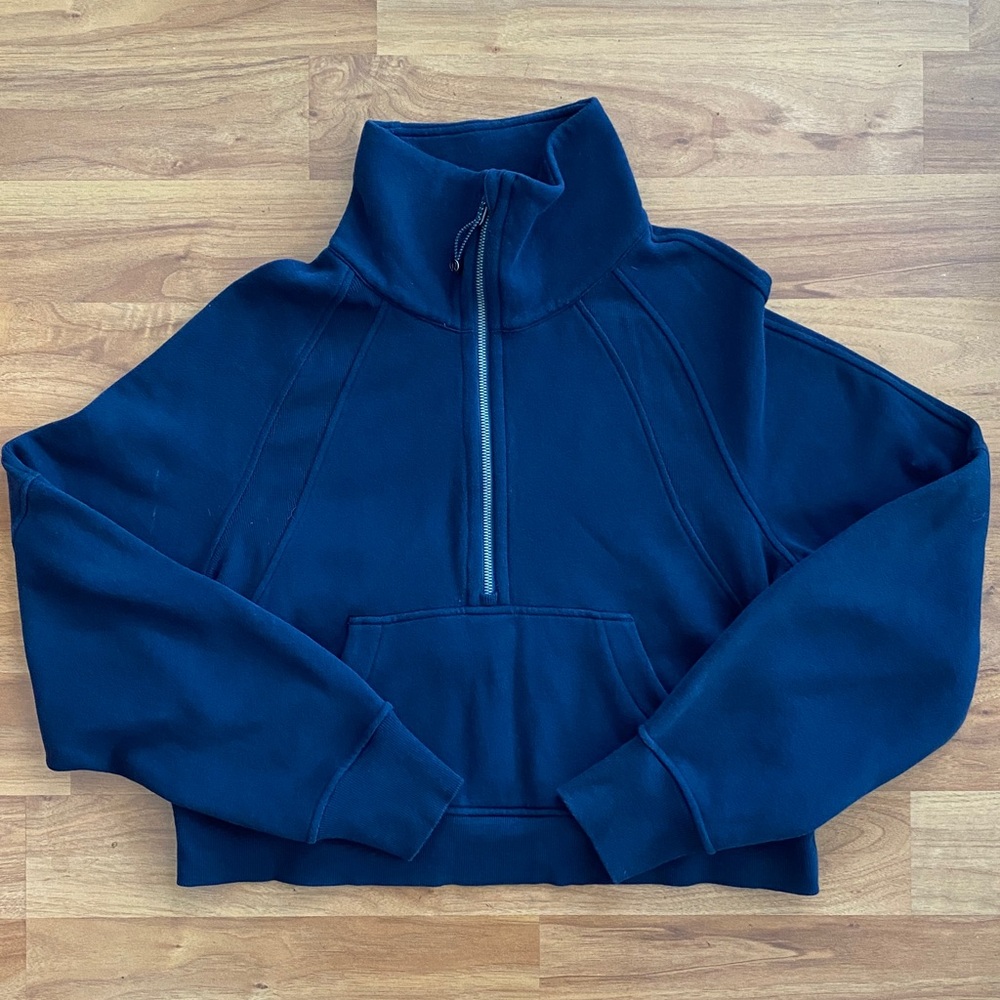 ❤️ Lululemon Scuba Oversized Funnel Neck in True Navy Size XS/S